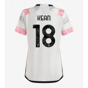 Juventus Moise Kean #18 Bortatröja Dam 2023-24 Kortärmad